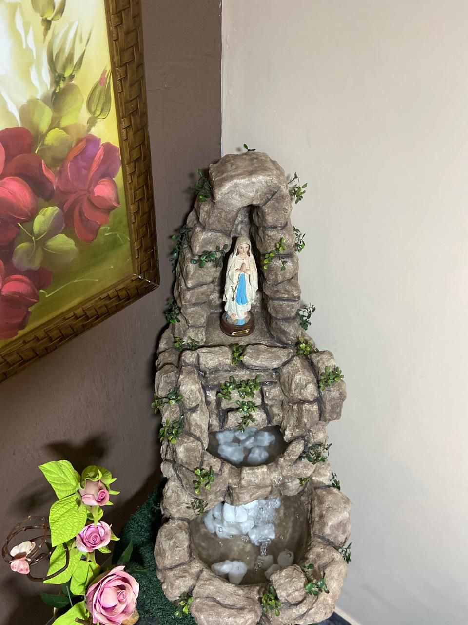 Fonte Ornamental Religiosa – Pedra Envelhecida