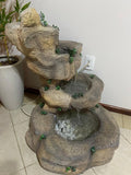 Fonte Ornamental Grande – 4 Quedas | Areia Envelhecida
