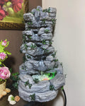 Fonte Ornamental – 4 Quedas d’Água | Pedra cinza envelhecida