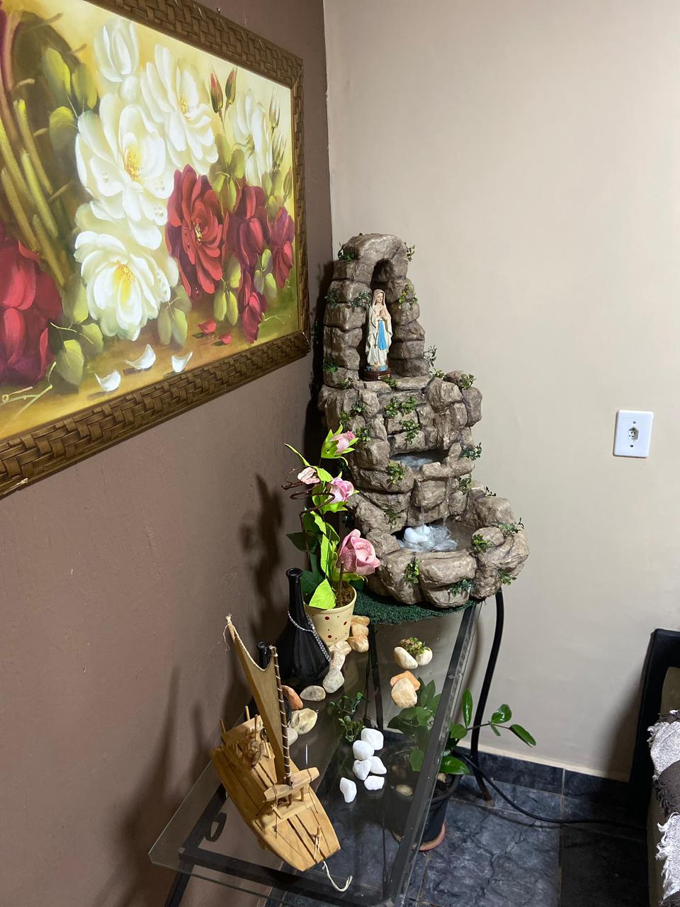 Fonte Ornamental Religiosa – Pedra Envelhecida