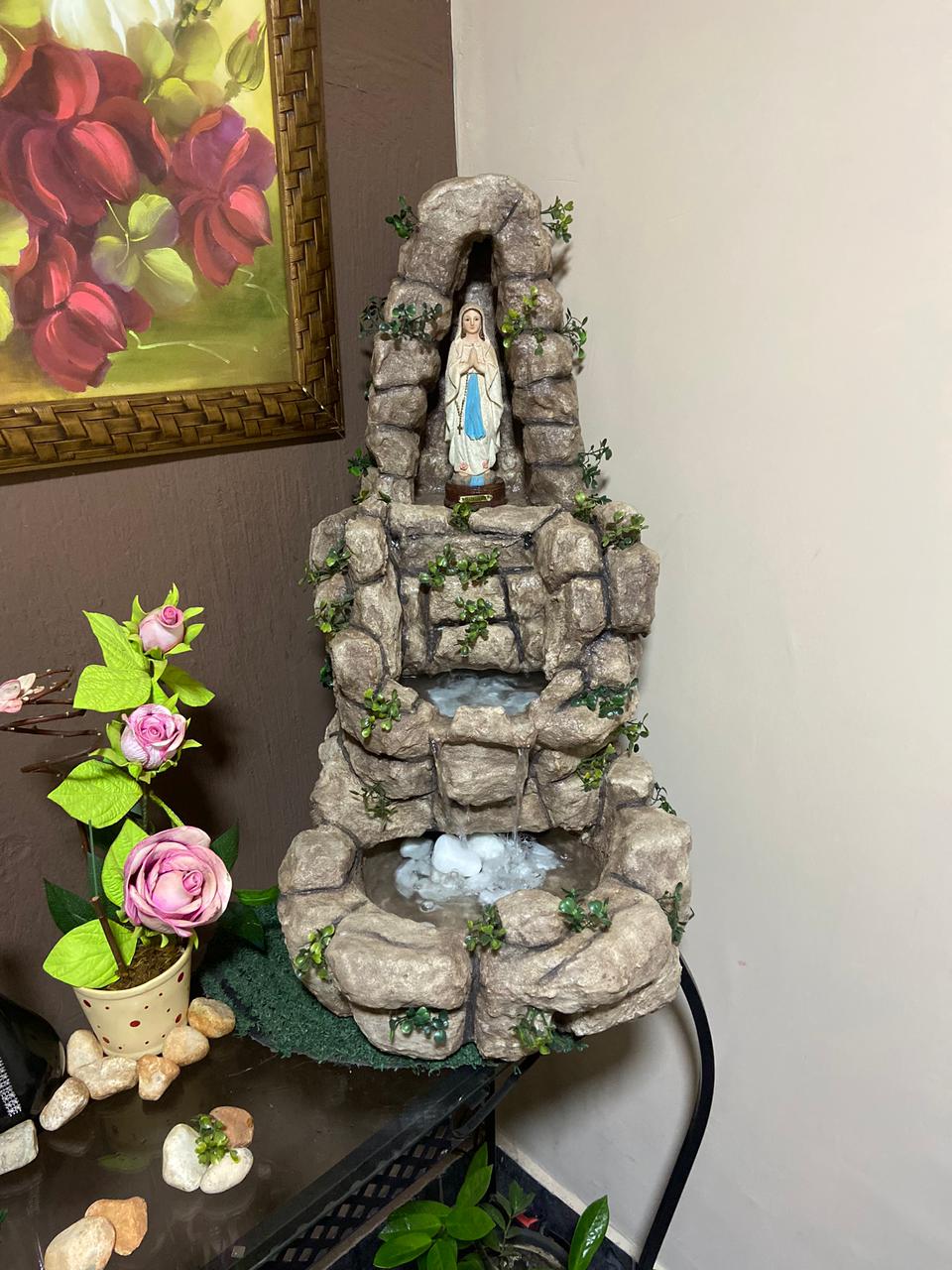 Fonte Ornamental Religiosa – Pedra Envelhecida